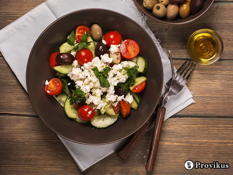 Греческий салат "На лёгкую руку"
