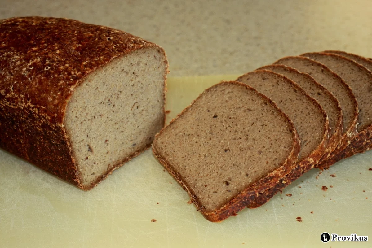 Амарантовый хлеб без глютена на закваске